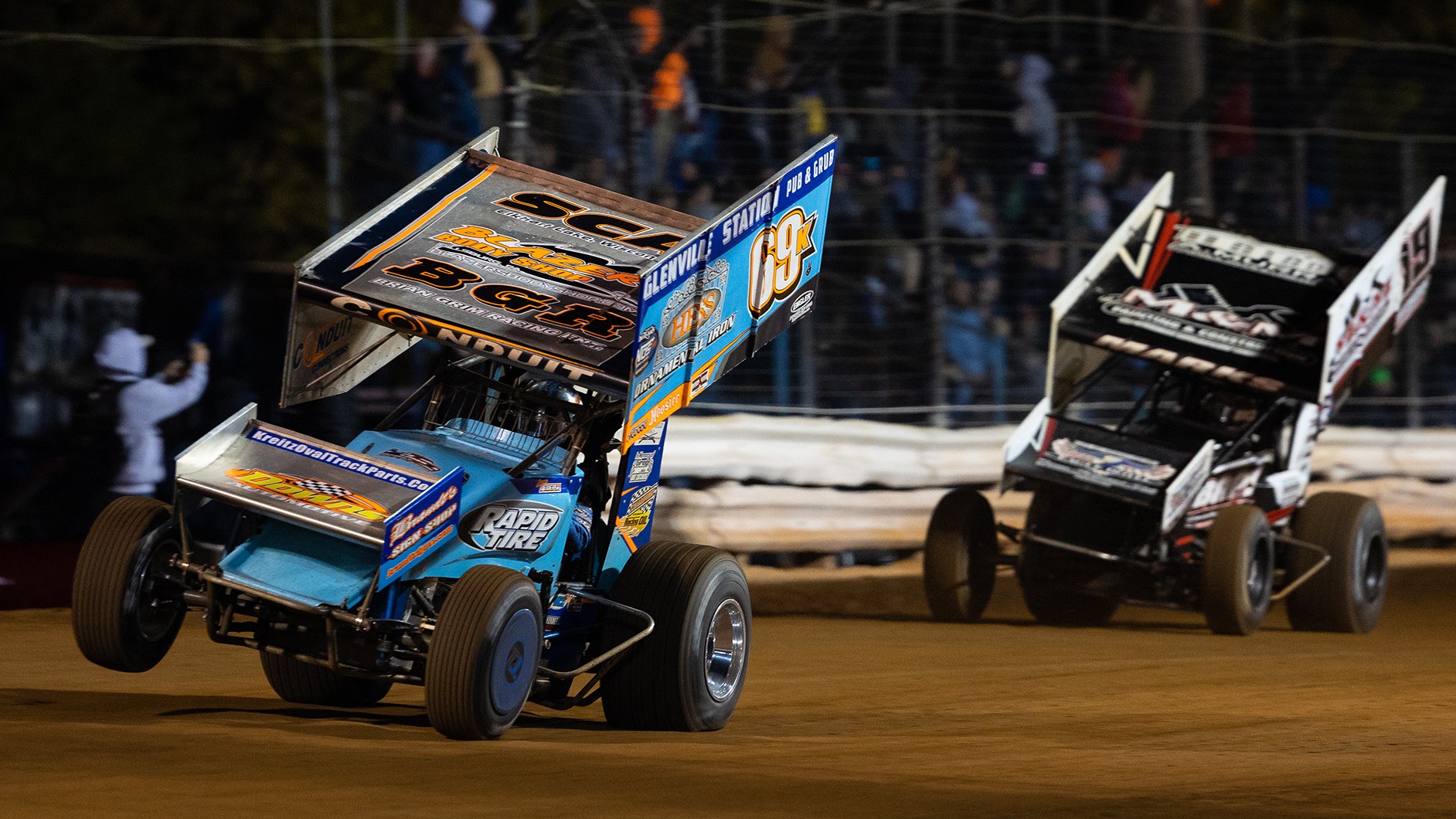 57-year-old Lance Dewease held off two of the fastest rising PA Posse stars and a slew of full-time World of Outlaws NOS Energy Drink Sprint Car Series drivers to win his fifth-career National Open