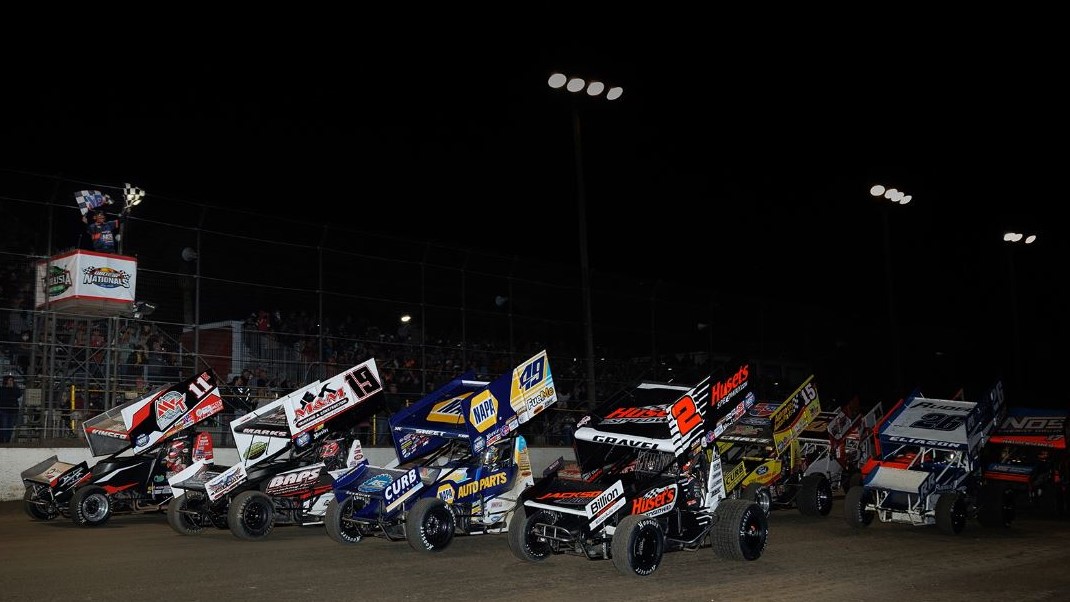 4 wide- 2023 World Of Outlaws Campaign Begins At Volusia’s DIRTcar Nationals