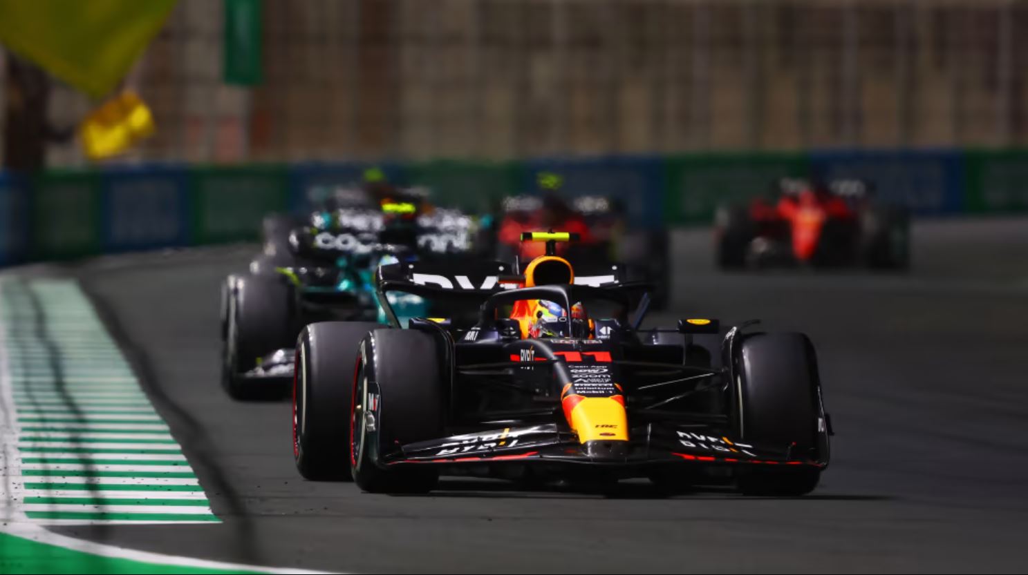Perez fends off Verstappen to win action-packed Saudi Arabian GP as Alonso takes 100th podium formula1.com