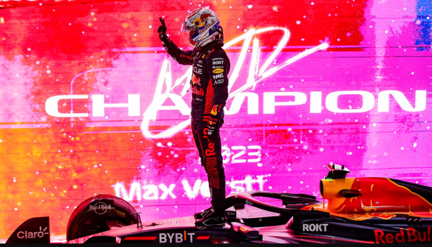 Max Verstappen 3x F1 World Champion Image Credit formula1.com